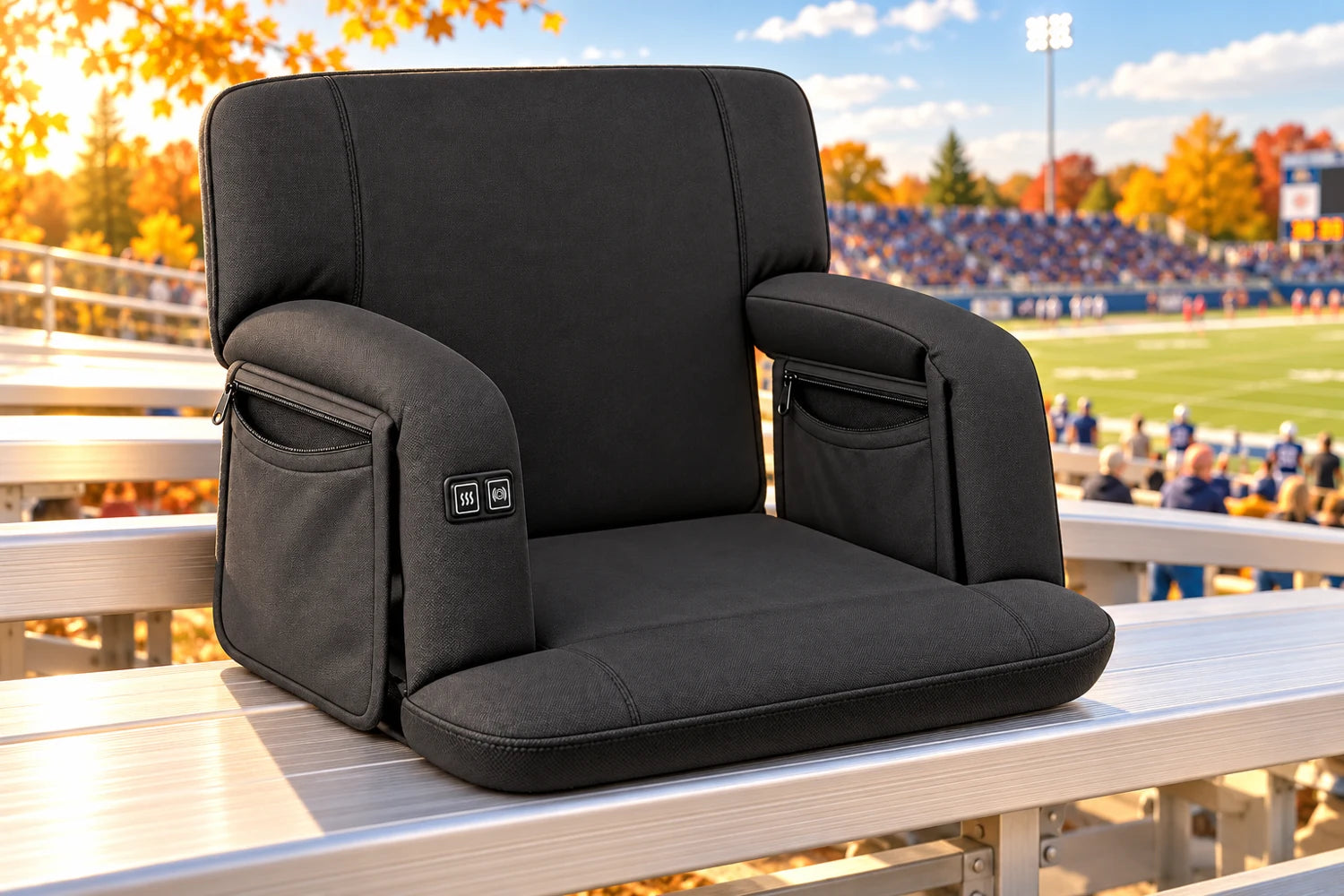 Your game-day upgrade — illustrative Cheek Heater cushion image